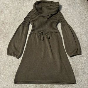 Calvin Klein cowl neck midi dress sweater